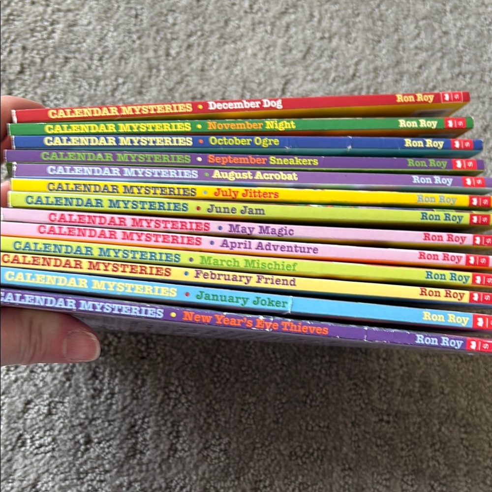 Calendar Mysteries Book Set for Kids
